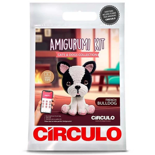 Circulo Amigurumi Kit - French Bulldog 1 Circulo Amigurumi Kit - French Bulldog