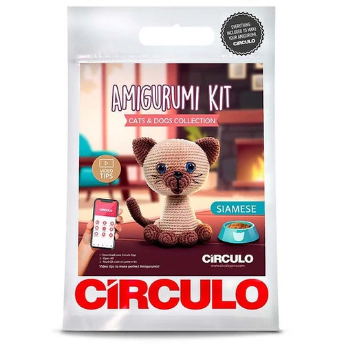 Circulo Amigurumi Kit - Siamese 1 Circulo Amigurumi Kit - Siamese