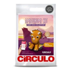 Circulo Amigurumi Kit - Baby Triceratops