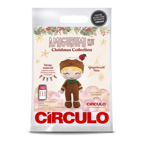 Circulo Amigurumi Kit - Gingerbread Man 2023 1 Circulo Amigurumi Kit - Gingerbread Man 2023