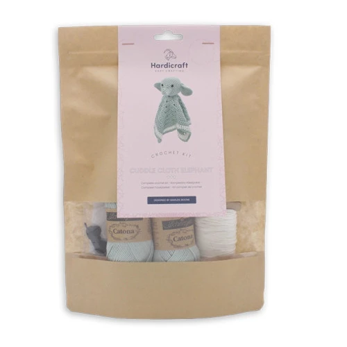 Hardicraft DIY Crochet Kit - Elephant Cuddle Cloth 2 Hardicraft DIY Crochet Kit - Elephant Cuddle Cloth - Image 2