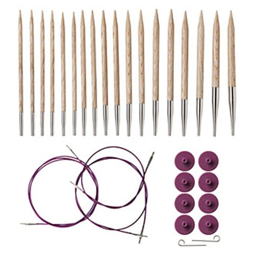 Options Interchangeable Sunstruck Circular Knitting Needle Set 1 Options Interchangeable Sunstruck Circular Knitting Needle Set