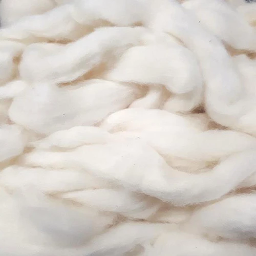 White Cotton Sliver 1 White Cotton Sliver