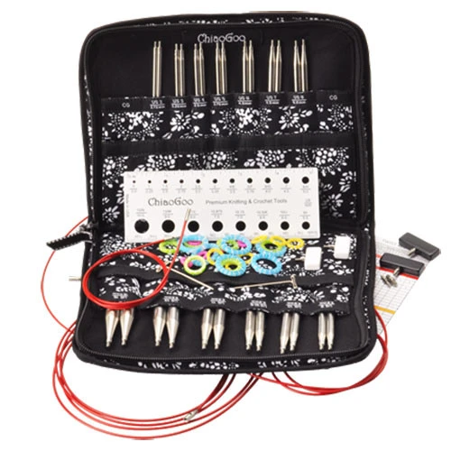 ChiaoGoo TWIST Red Lace Interchangeable Knitting Needle 5" Tip Set 1 ChiaoGoo TWIST Red Lace Interchangeable Knitting Needle 5" Tip Set