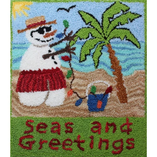 Punch Needle Kit - Seas And Greetings 1 Punch Needle Kit - Seas And Greetings