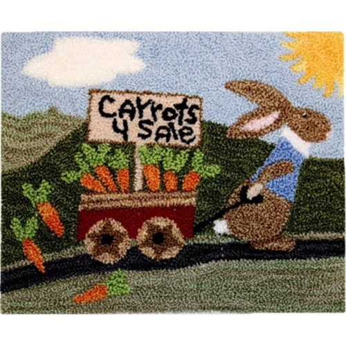 Punch Needle Kit - Off To Market 1 Punch Needle Kit - Off To Market