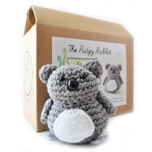 The Pudgy Rabbit Crochet Kit - Koala 2 The Pudgy Rabbit Crochet Kit - Koala - Image 2