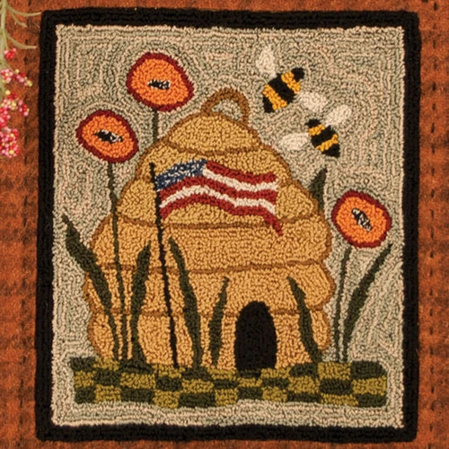 Punch Needle Pattern - Glory Bee 1 Punch Needle Pattern - Glory Bee