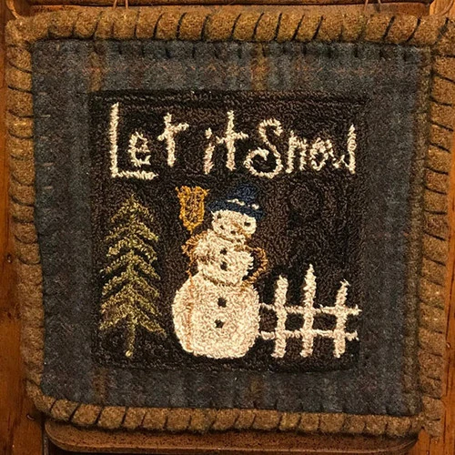 Punch Needle Kit - Let It Snow Man 1 Punch Needle Kit - Let It Snow Man