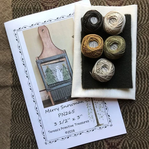 Punch Needle Kit - Merry Snowman 2 Punch Needle Kit - Merry Snowman - Image 2