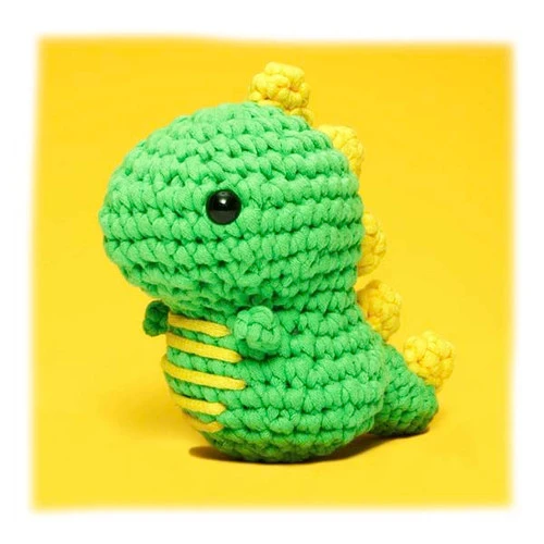 The Woobles Beginner Crochet Kit - Dino The Dinosaur 2 The Woobles Beginner Crochet Kit - Dino The Dinosaur - Image 2