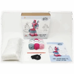 Knitty Critters Amigurumi Kit - Candy Unicorn -Clover Sales WOC KC627c 68233.1670596387